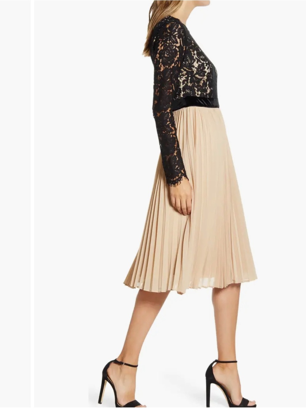 Rachel Parcell Pleated Dress Lace Pleated nwt sz XL